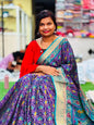 Pochampally Soft silk sarees with Kanchi Border