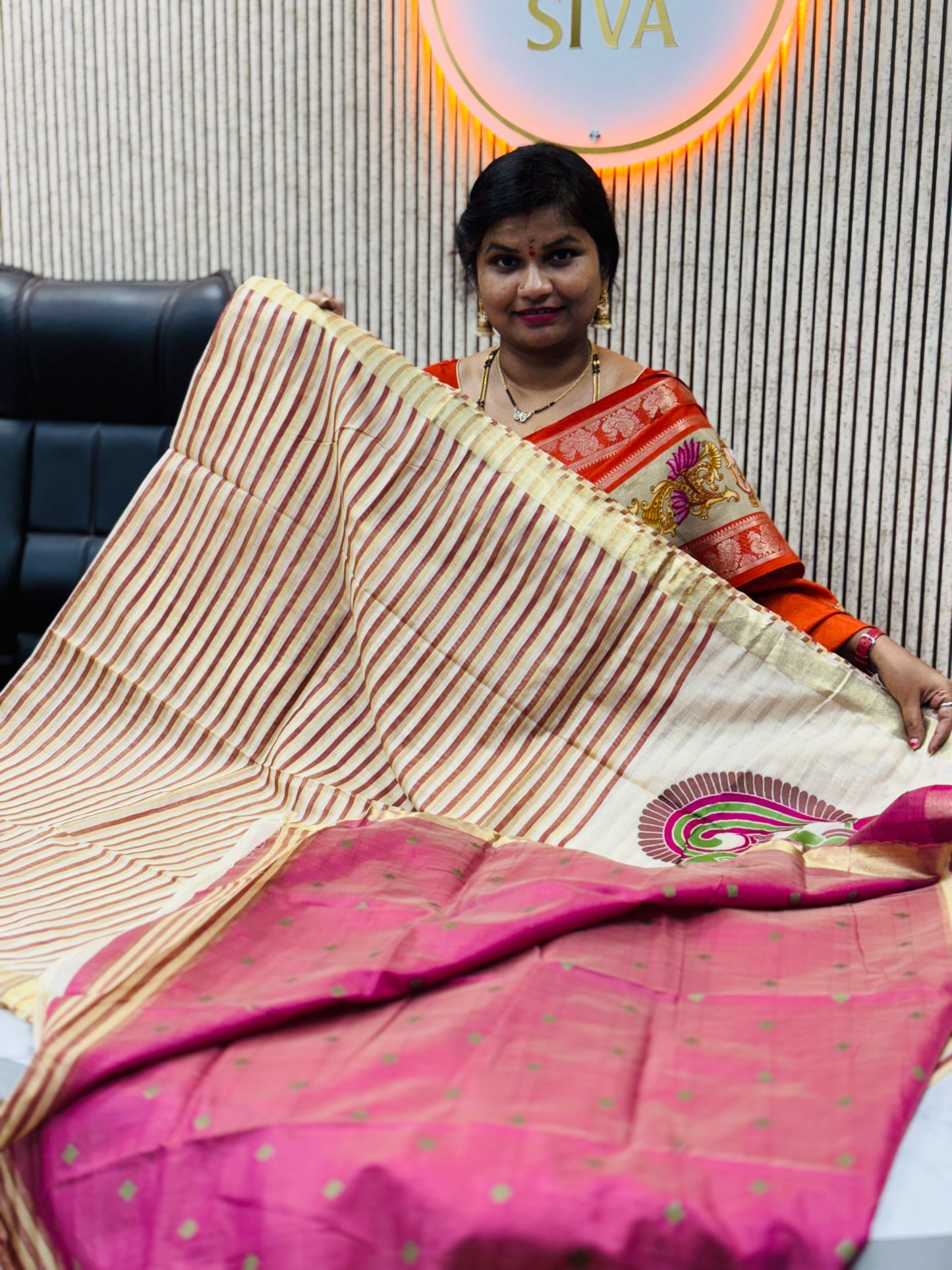 Handloom Lenin jamdani