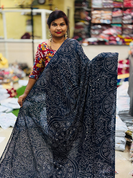 Azrak Chiffon Sarees