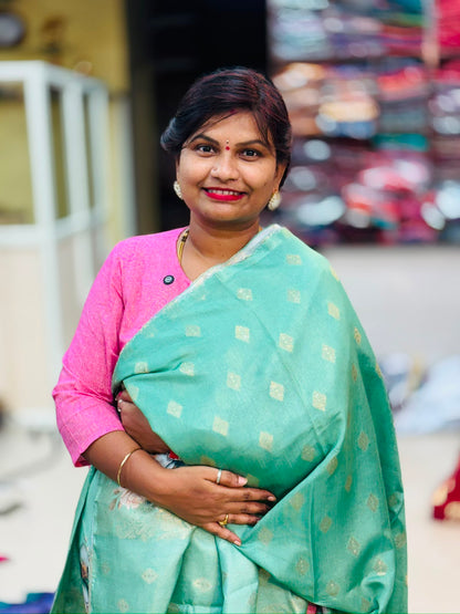 Banarasi Rangkot Sarees