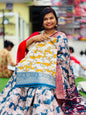 Kalamkari Pichwai Kamadhenu Silk Sarees