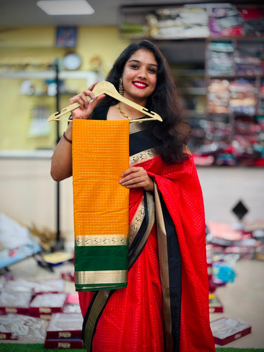 Vintage Semi Mysore Crepe
