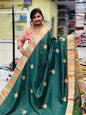 Tusser Sico Border Sarees