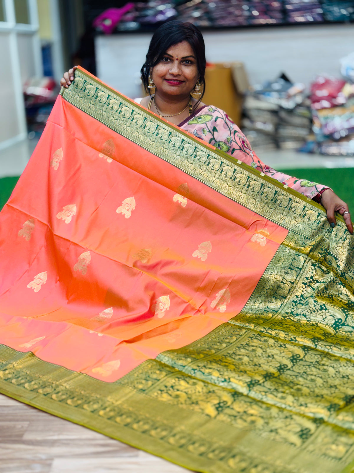 Semi Kanchi Pattu Sarees