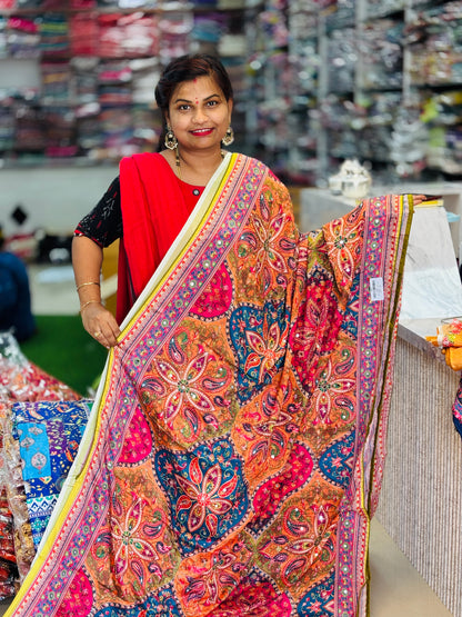 Azrak Chinnon Laya Saree