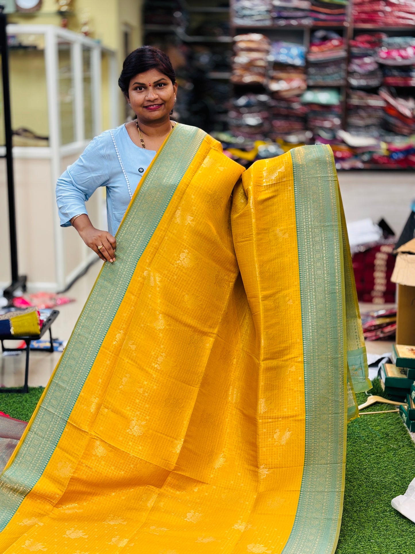 Semi Kanchi Pattu Sarees