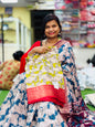 Kalamkari Pichwai Kamadhenu Silk Sarees
