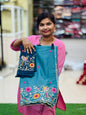 Designer peacock embroidery sarees