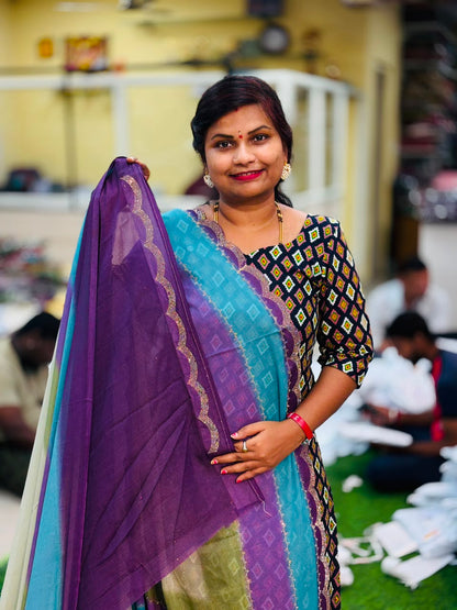 Designer Rainbow sarees