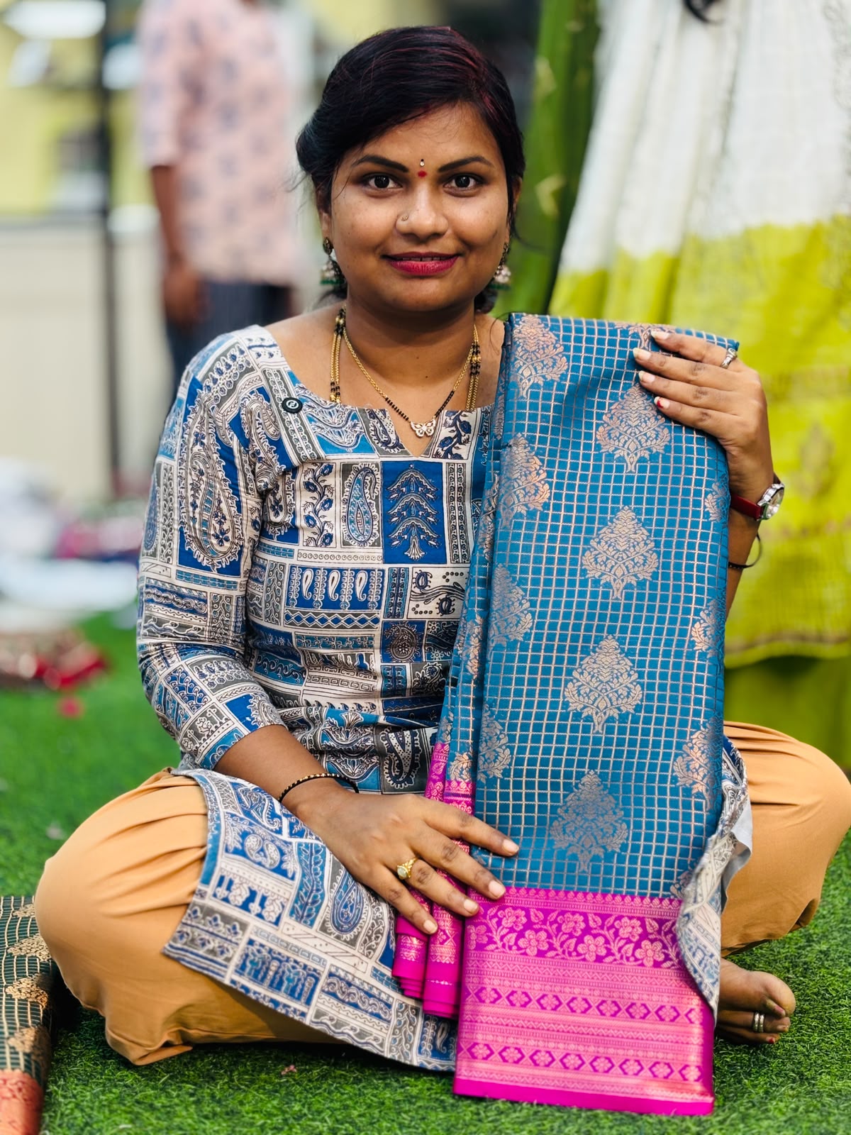 Semi Kanchi pattu sarees