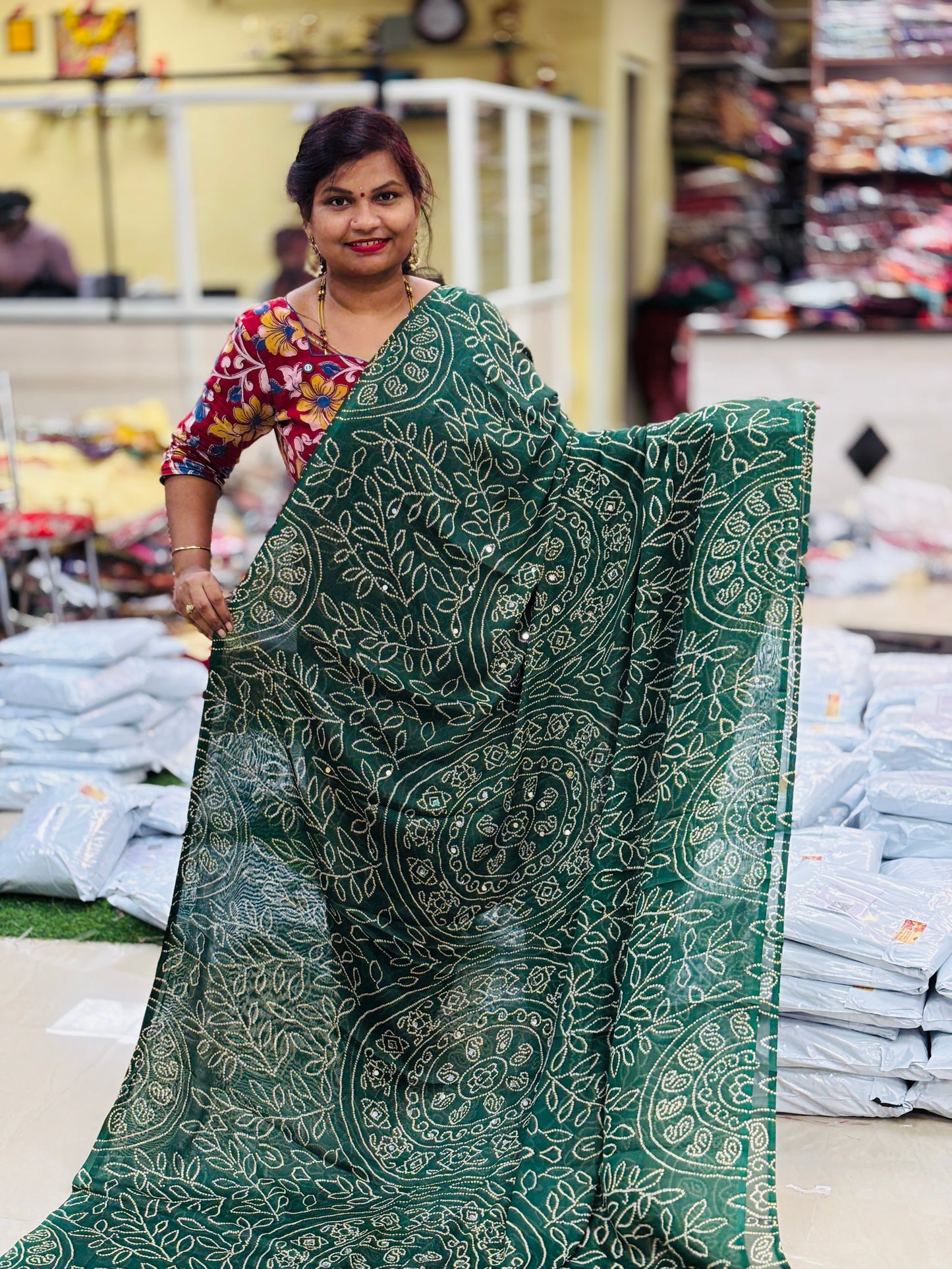 Azrak Chiffon Sarees