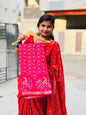 Metallic Georgette Saree