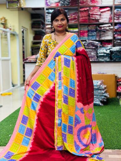 Bandini Georgette Silk Saree