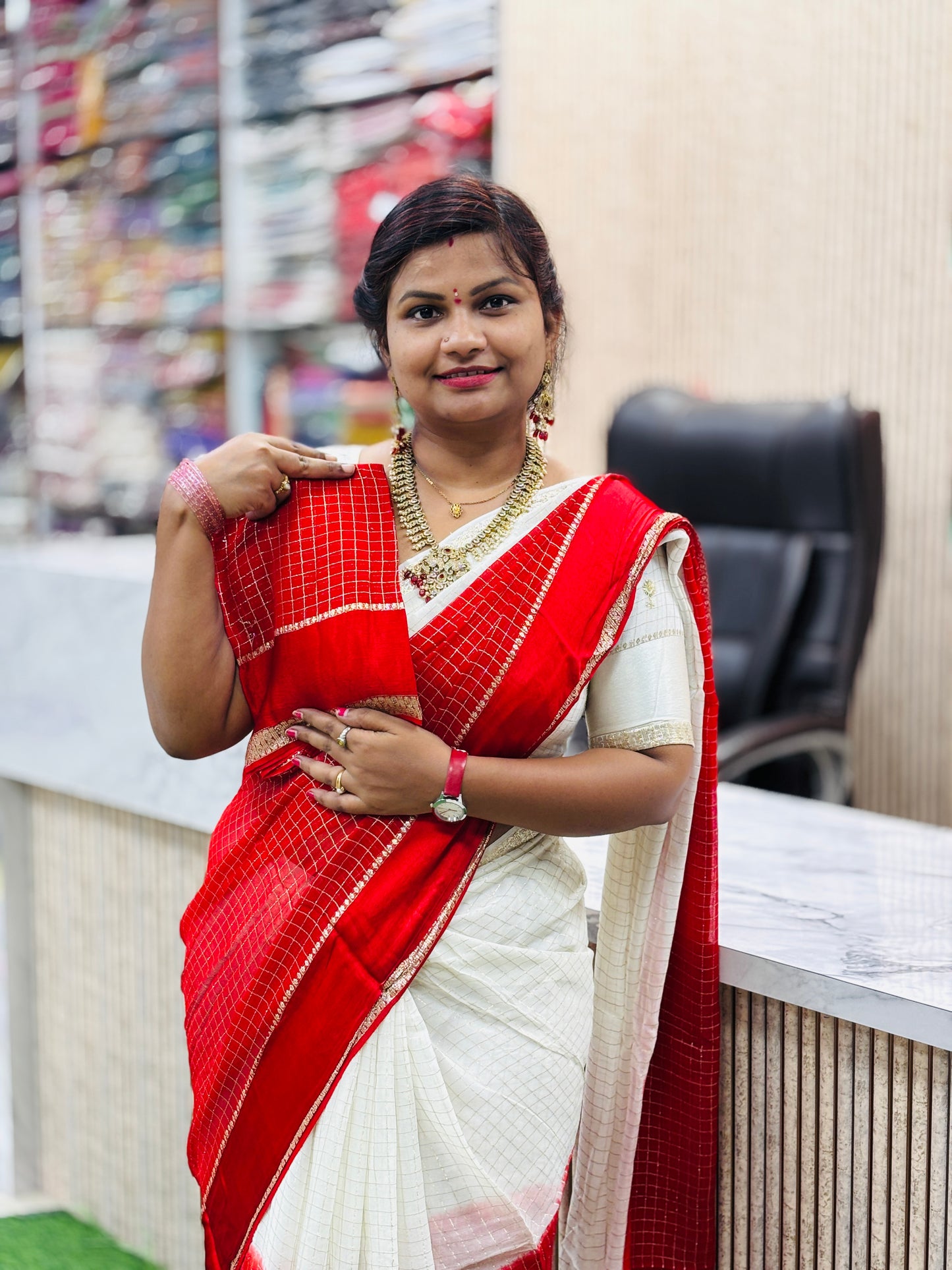Padding viscous Georgette