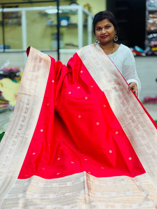 Semi Kanchi Gadwal Sarees