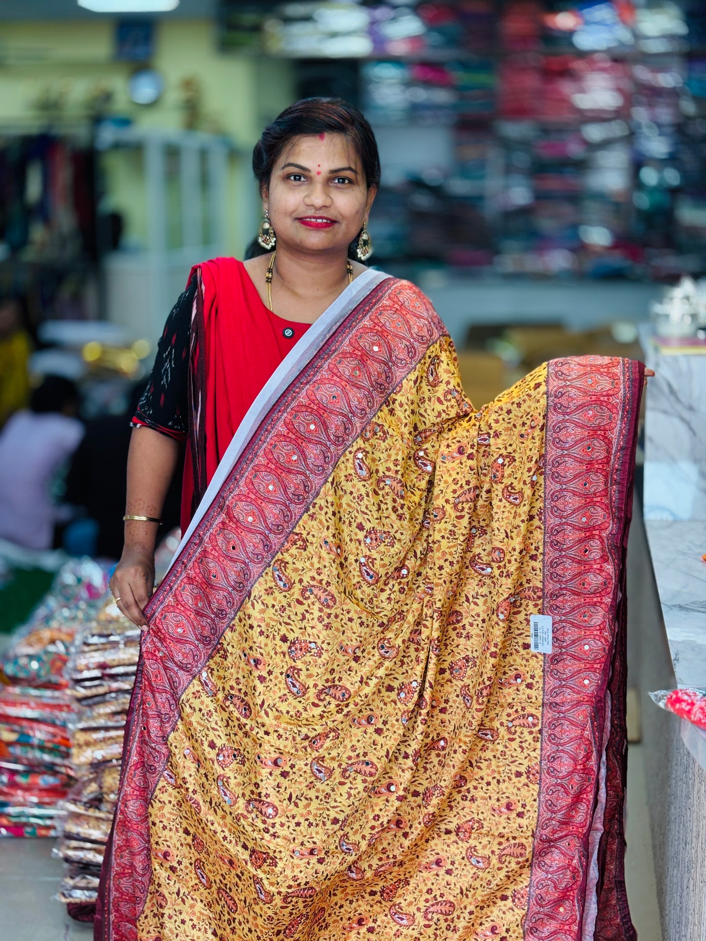 Azrak Chinnon Laya Saree