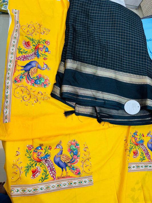 Thanjore Kanchi silk saree