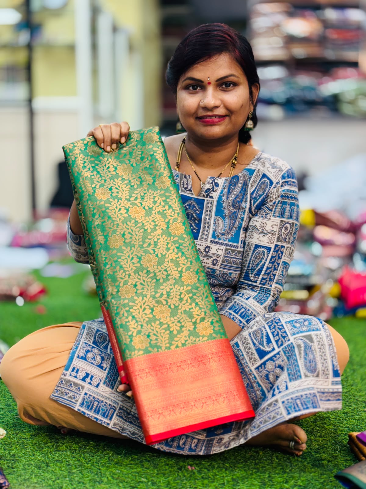 Semi Kanchi pattu sarees