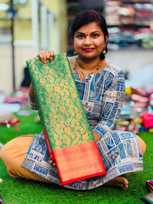 Semi Kanchi pattu sarees