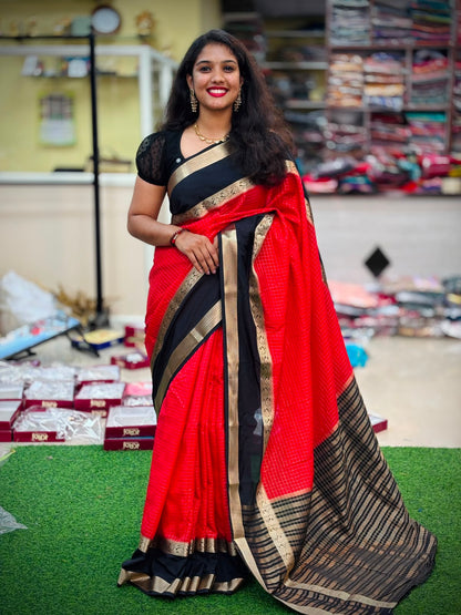 Vintage semi Mysore crepe