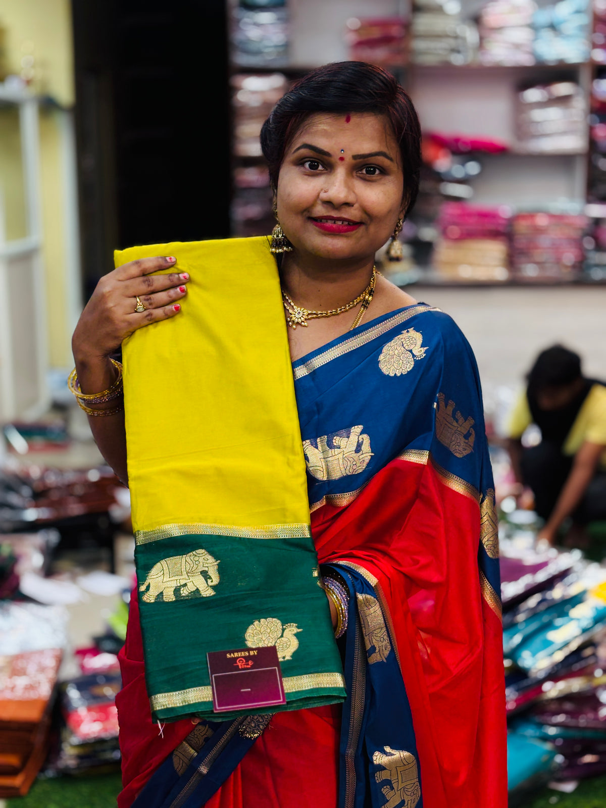 2D Mysore Crepe Sarees