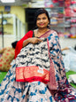 Kalamkari Pichwai Kamadhenu Silk Sarees