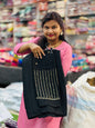 Plain Space Designer Sarees