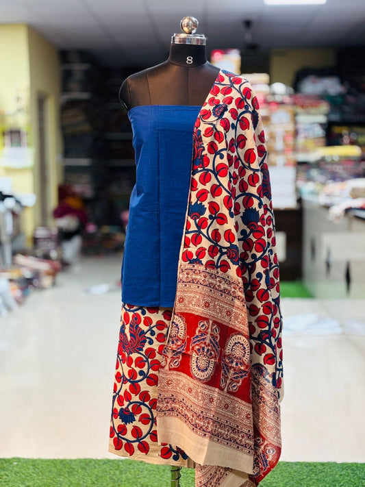3 Piece Cotton Kalamkari Set