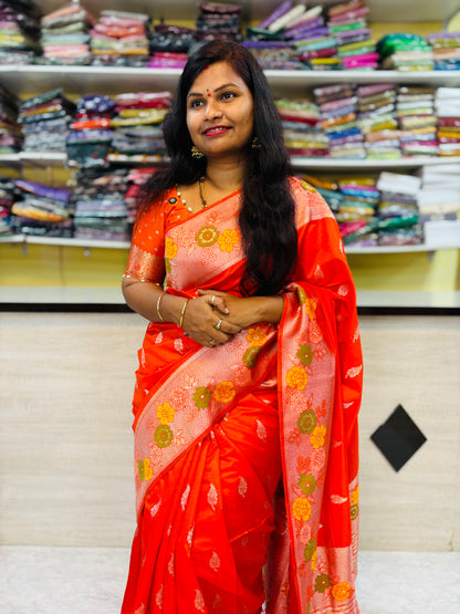 Banarasi pithani Meenakari Weavings