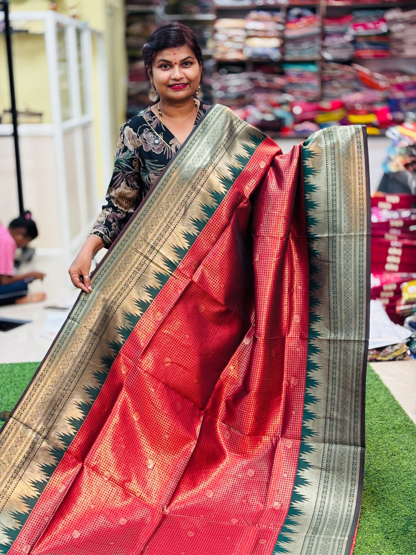 Semi Kanchi Pattu Sarees
