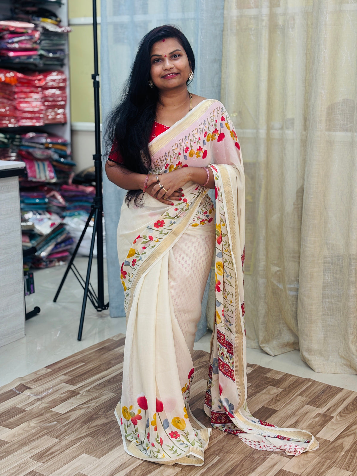 Chiffon Georgette Saree