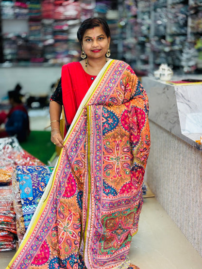Azrak Chinnon Laya Saree