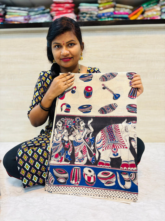 Mangli Instrumental Kalamkari cotton