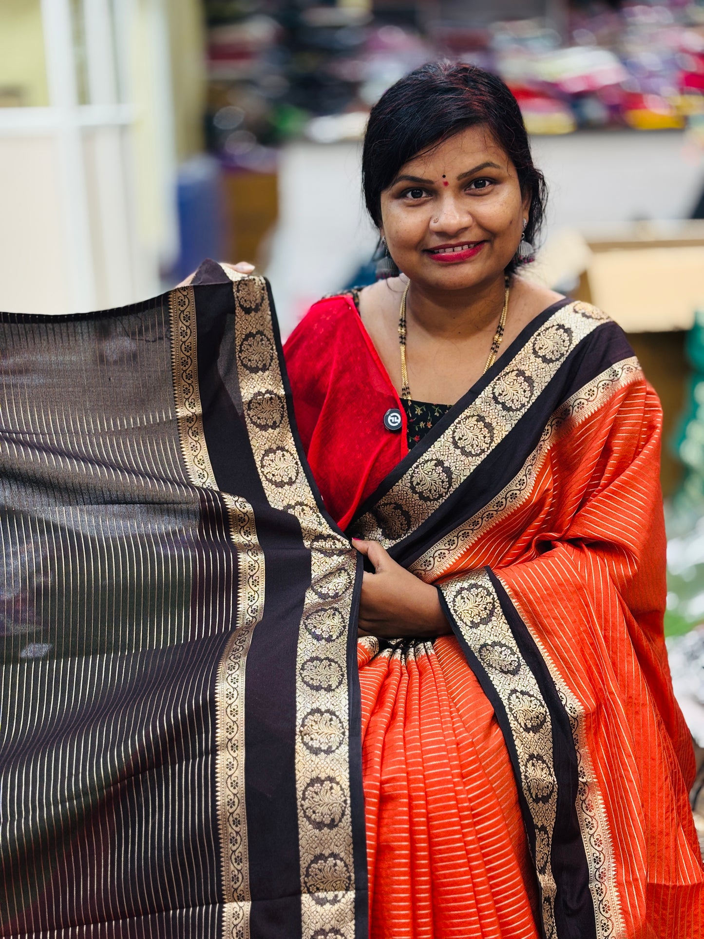 Semi Mysore Crepe Sarees