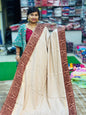 Kalamkari Kanchi Silk Saree