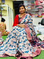 Kalamkari Pichwai Kamadhenu Silk Sarees