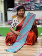 Chiffon Azrak foil print sarees