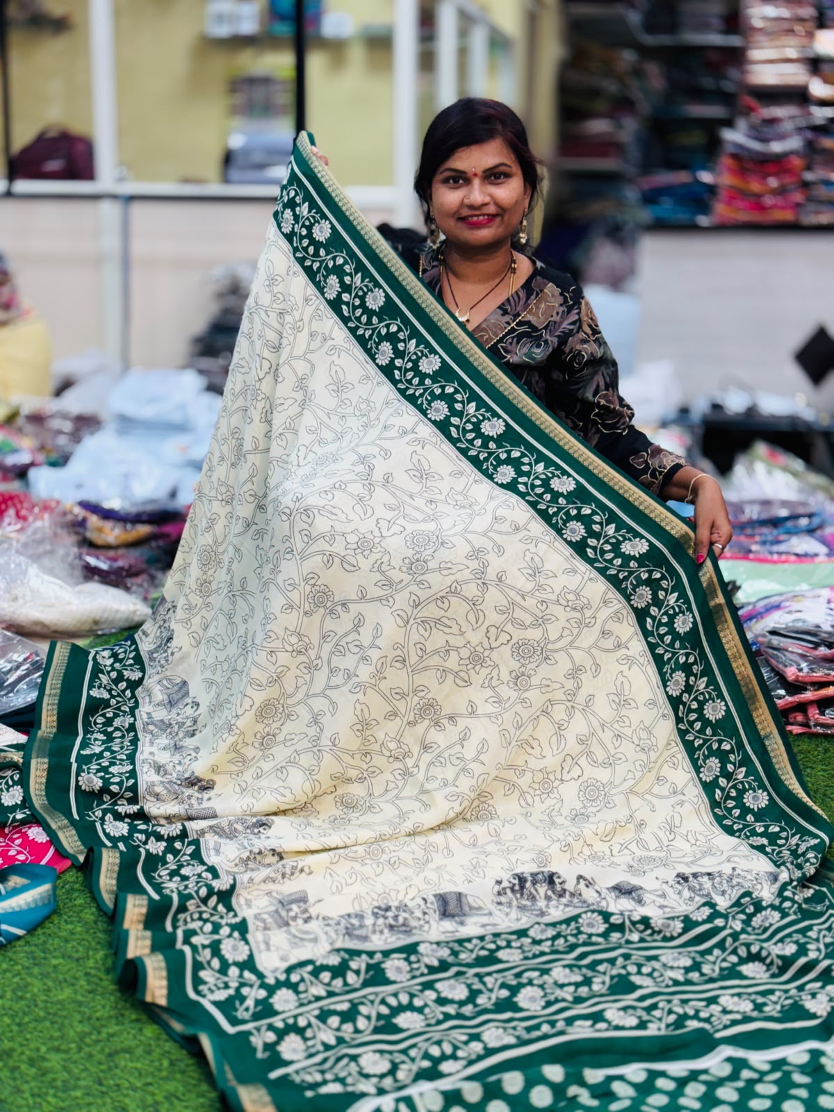 2D Kalamkari Printed Sarees