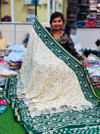 2D Kalamkari Printed Sarees