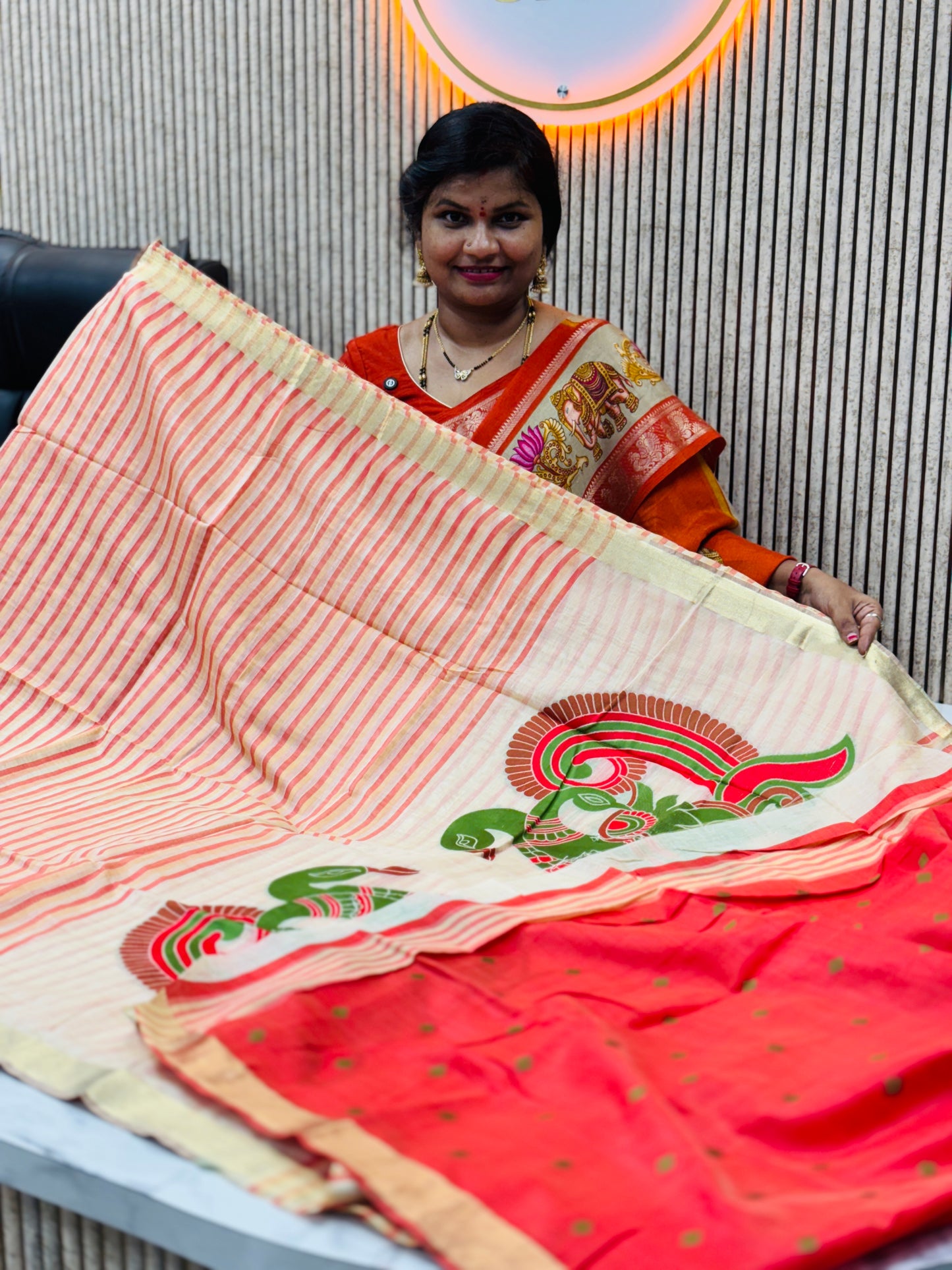 Handloom Lenin jamdani