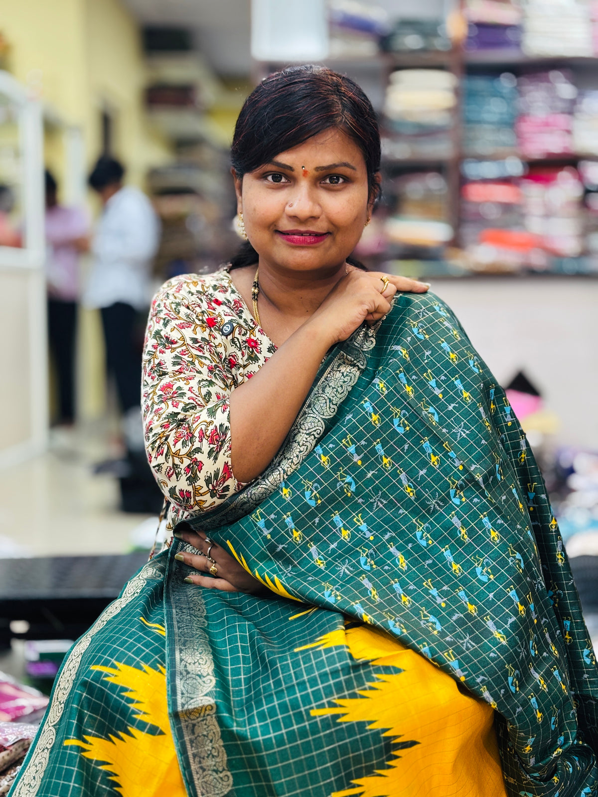 Semi Kanchi Gadwal Sarees