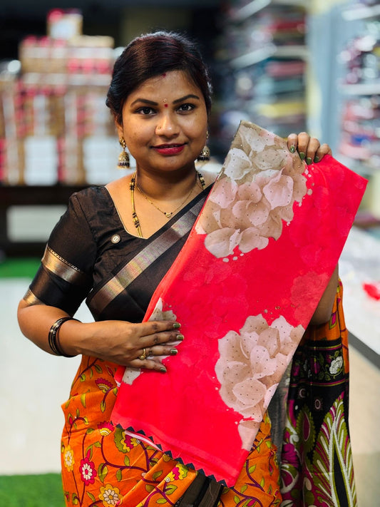 Chiffon Floral with Swarovski Stones
