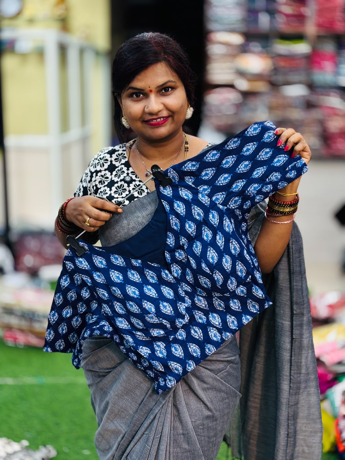 Readymade cotton Kalamkari blouses