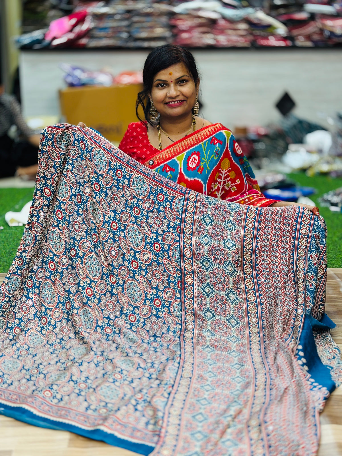 Premium Azrak Model Silk Saree
