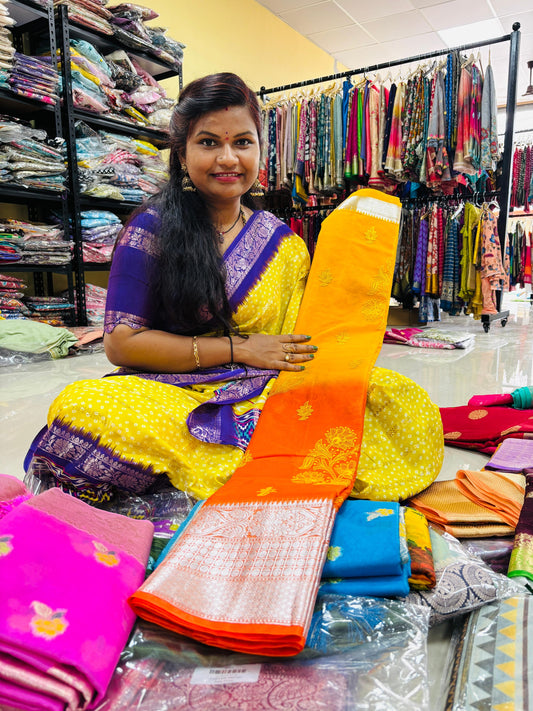 Kora Tissue saree