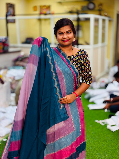 Designer Rainbow sarees