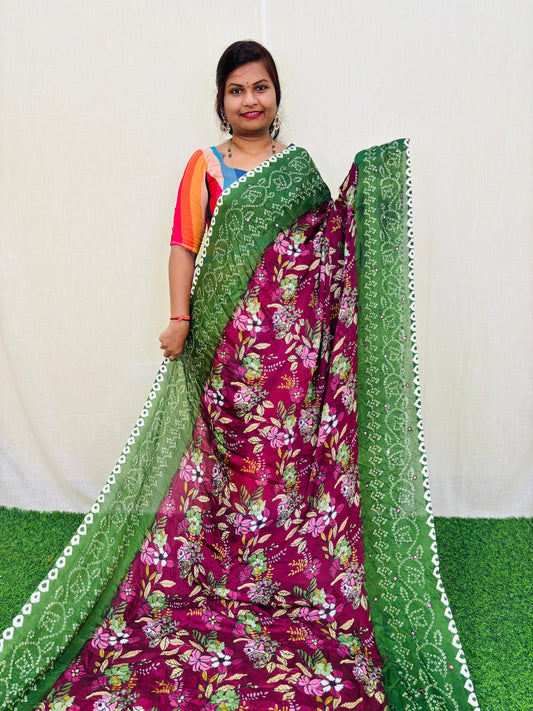Moss chiffon