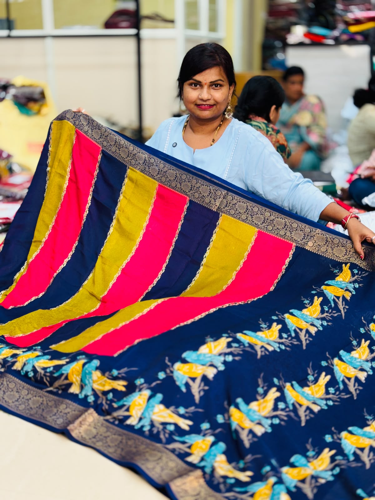 Rankot Jacquard Weaving Sarees