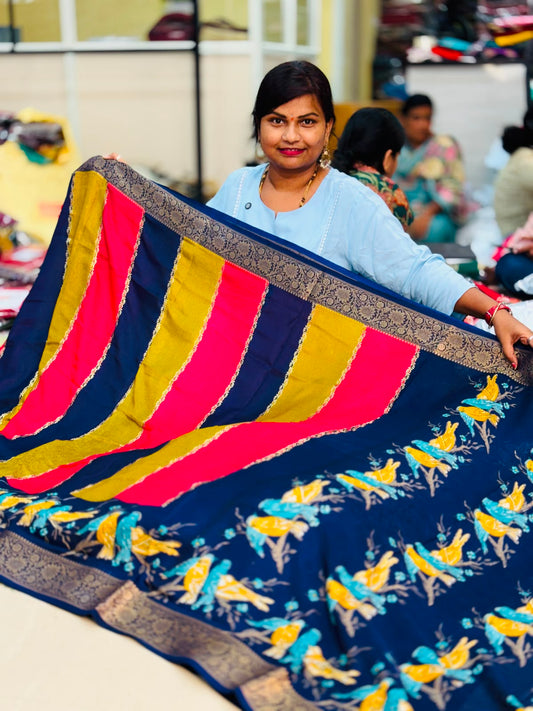 Rankot Jacquard Weaving Sarees