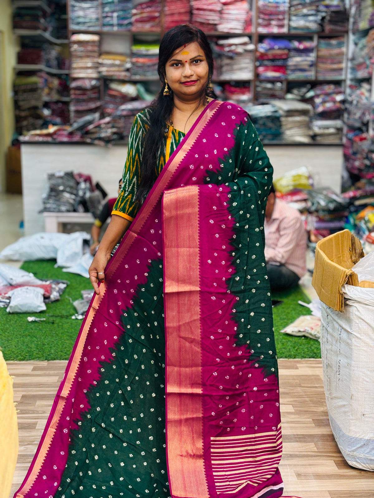 2D Bandini Silk saree